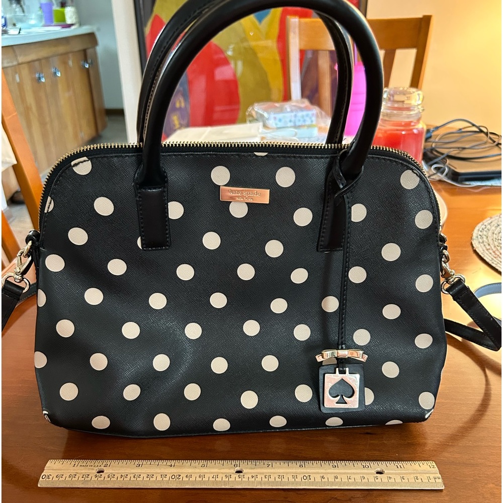 Kate Spade Black & White Polka Dot Bag
